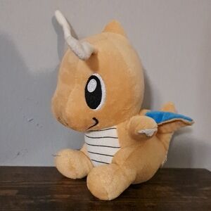 Dragonite Pokémon plush toy.
